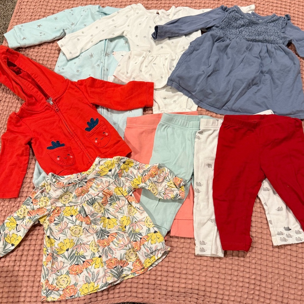 Carter's 9 Month Girl Lot